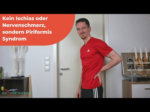 Kein Ischias oder Nervenschmerz sondern Piriformis Syndrom - Erklärung und Übung zum lösen