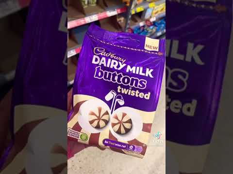 NEW CADBURY DAIRYMILK BUTTONS - TIKTOK VIRAL CHOCOLATE CANDY  SWIRL #shorts