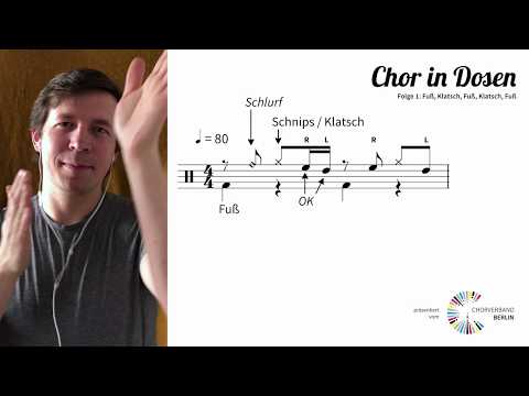 Chor in Dosen - Folge 1 | Klatsch, Fuß, Klatsch, Fuß