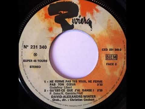 David Alexandre Winter "Qu'est-ce que j'ai dansé!" 1968 Riviera