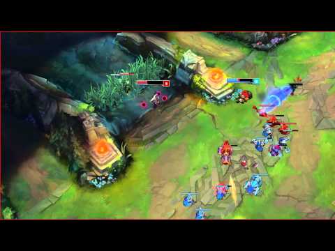 Syndra outplays Heimerdinger