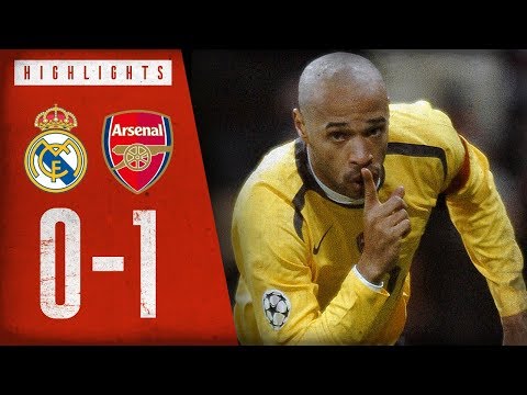 HENRY ON FIRE! | Real Madrid 0-1 Arsenal | Champions League highlights | Feb 21, 2006