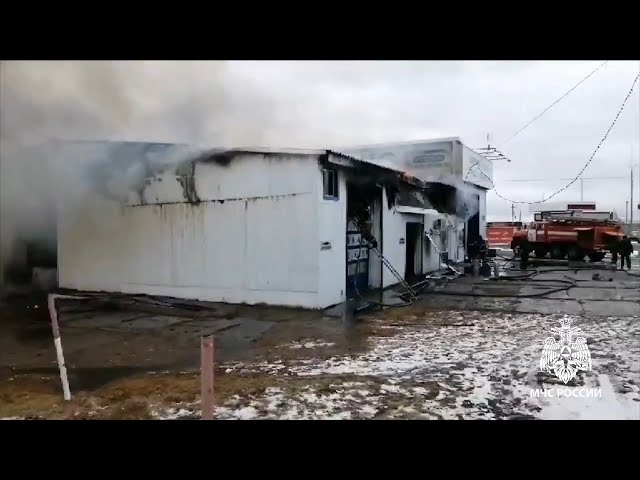 На Качугском тракте сгорел автосервис