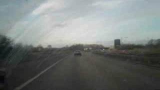 preview picture of video 'M53 motorway entering from J12 (A56 from chester)'