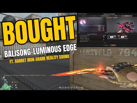 BALISONG-LUMINOUS EDGE FT. IRON-SHARK