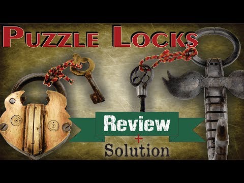 TWO PUZZLE LOCKS from Puzzle Master