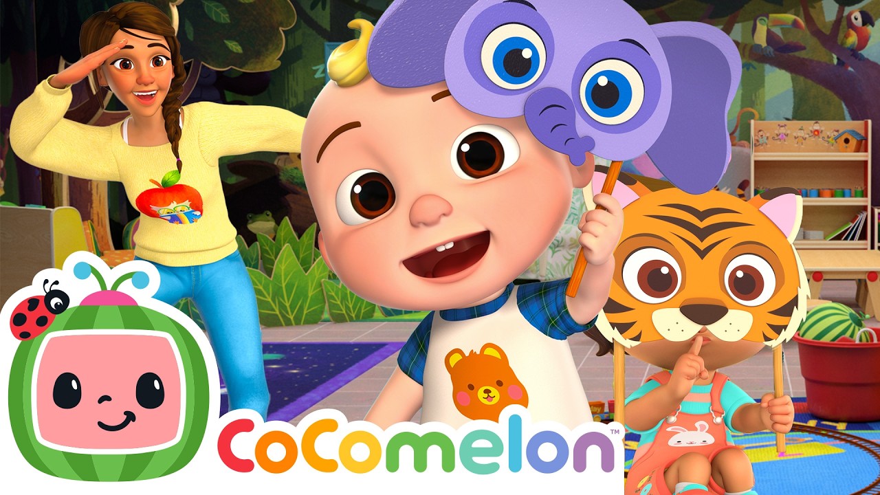 Peekaboo I See You - Animal Play Pretend | CoComelon Nursery Rhymes and Kids Songs