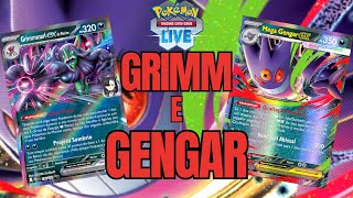 Deck de Mega Gengar com Grimmsnarl - Ganhando do meta !! | Pokemon TCG Live |