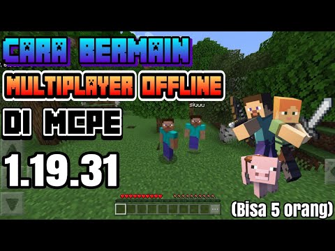 How to play offline multiplayer in mcpe | minecraft 1.19.31