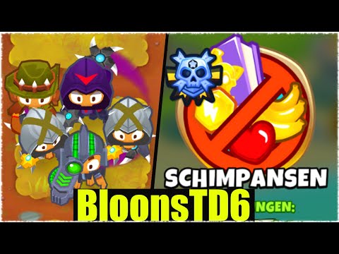 NUR BUMERANG SCHIMPANSENCHALLENGE! - Bloons Td6 [Deutsch/German]