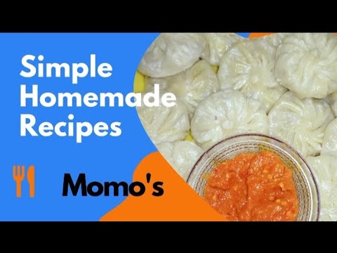 How to make simple Homemade Momo's recipe in tamil  