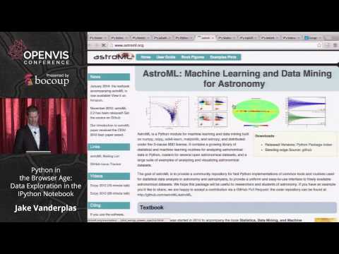 Jake Vanderplas - Python in the Browser Age: Data Exploration in the IPython Notebook