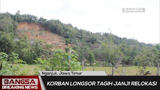 Setahun Tak Ada Kabar, Korban Longsor di Desa Ngetos Nganjuk Tagih Janji Relokasi