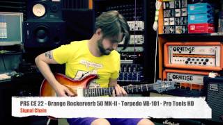 Video thumbnail for Paul Reed Smith CE-22 + Orange Rockerverb 50 + Torpedo VB-100 at High-Gain Studio by Станислав Гриценко