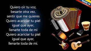 Cuentame de ti Los Gigantes Del Vallenato Letra