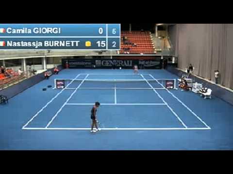 Camila Giorgi vs Nastassja Burnett - WTA Linz - Secondo Turno Qualificazioni - Livetennis.it