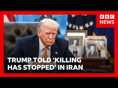 川普聲稱鎮壓伊朗暴力抗議後「殺戮已停止」！| BBC (Donald Trump told 'killing has stopped' in Iran after violent protest crackdown | BBC News)
