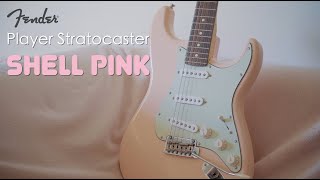 Video thumbnail for Shell Pink! Stratocaster(Fender Player Series)Preview by Daniel C.