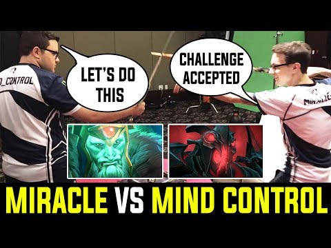 Miracle [ShadowFiend] Vs Mind-Control [Wrath King] - Challenge Accepted 23 Min GG Dota 2