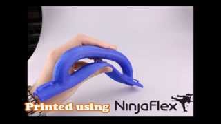 3D Printed Folding bike handle using Ninjaflex