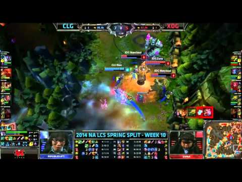 [2014 NA LCS W10] CLG VS XDG Highlights