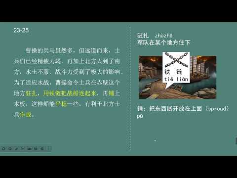 HSK Standard Course 5A 第15课 纸上谈兵 Being an armchair strategist Part 3