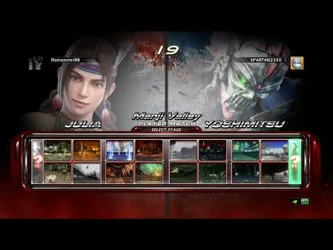 Tekken 6 - Julia Chang (Me) Vs. Yoshimitsu (Jonah) - Online Battle #76