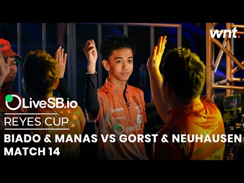 Carlo Biado & AJ Manas vs Fedor Gorst & Moritz Neuhausen | Match 14 | 2025 Reyes Cup