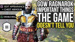 God of War Ragnarok Tips And Tricks The Game Doesn