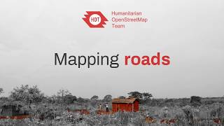 Mapping roads in the Tasking Manager