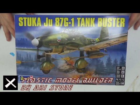 Revell Stuka Ju 87G-1 Tank Buster Unboxing