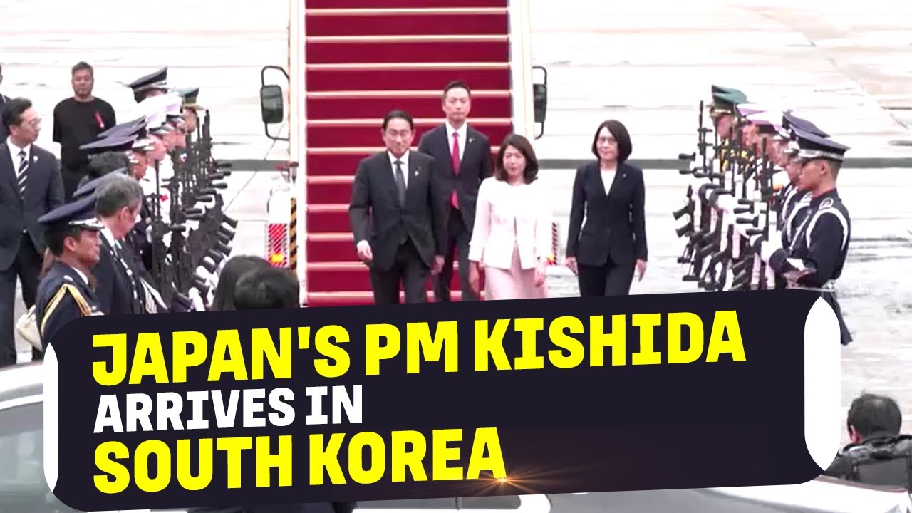 Japanese Prime Minister Fumio Kishida arrived in South Korea for a two-day visit