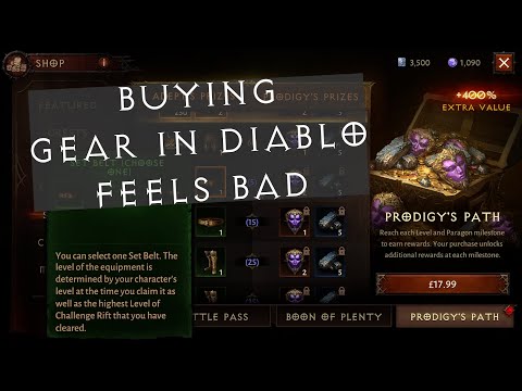 Buying Gear/Items in a Diablo Game feels bad (Diablo Immortal Microtransaction Review)