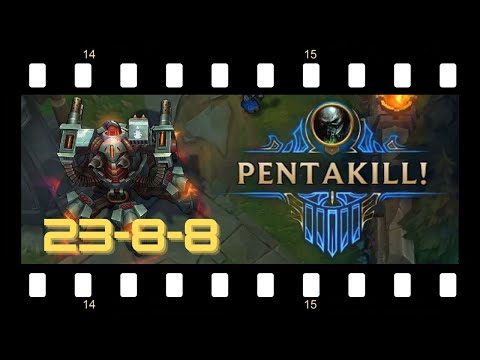 Carried Toxic Team - Highest Damage #Pentakill Urgot vs Tahm Kench Top - League of Legends