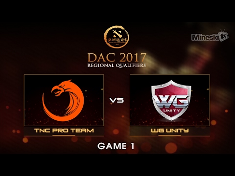 TNC vs WG. Unity | Dota 2 Asia Championship | Playoffs | Best of 3 | Game 1