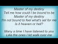 Silent Force - Master Of My Destiny Lyrics