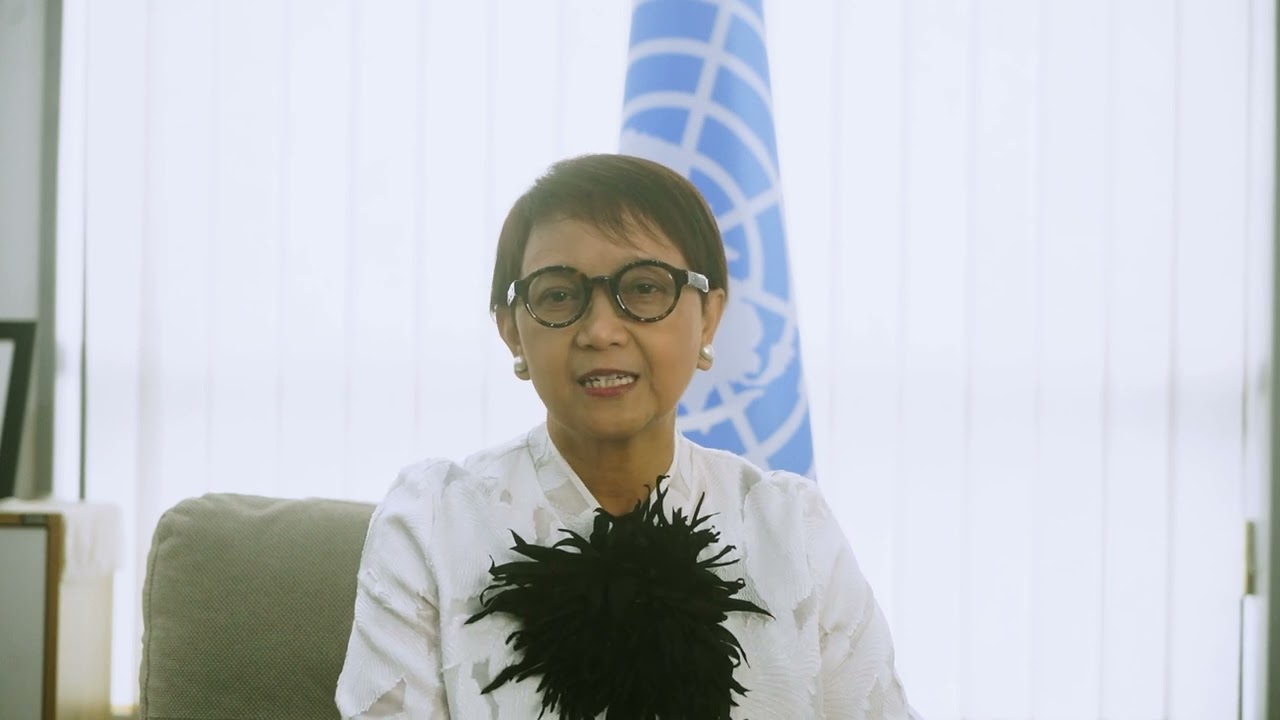 H.E. Retno Marsudi Addresses the AU - AIP Africa Water Investment Summit