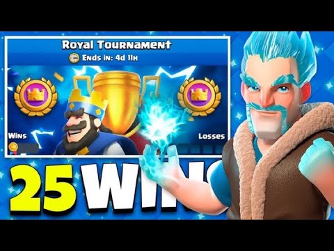 FLAWLESS 25-0 in the Global Tournament❄️🌍 -Clash Royale