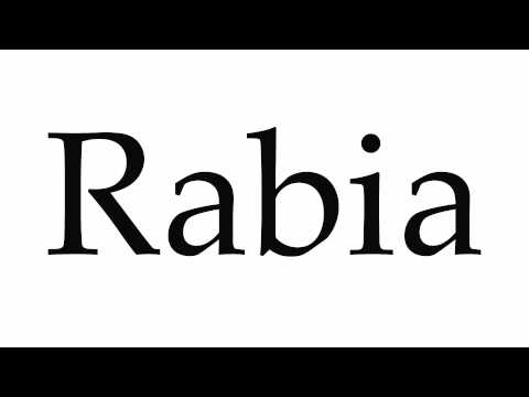 How to Pronounce Rabia