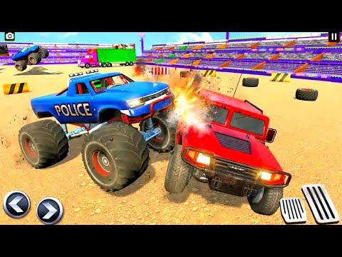 Police Monster Truck Derby Game #gameplay
