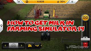 How to get milk in farming simulator 14