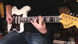 Video thumbnail for Fender Squier Vintage Modified 6-String Bass VI  - SQ VM Modified Bass VI OW Fender - V03 DISTORT by juhtupp