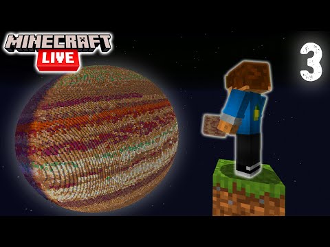 PushedLemon - Building Jupiter in Survival Minecraft! LIVE #3 (Final!) PART 1
