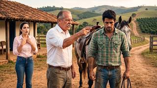 FILHO É EXPULSO DA FAZENDA PELO PRÓPRIO PAI, SÓ COM UM CAVALO MANCO…ANOS DEPOIS ELE COMPRA A FAZENDA