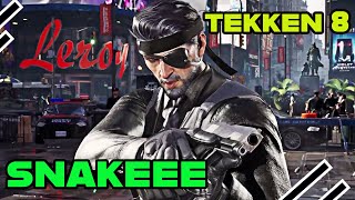 Snake  Snakeee in Tekken 8 feat Victor