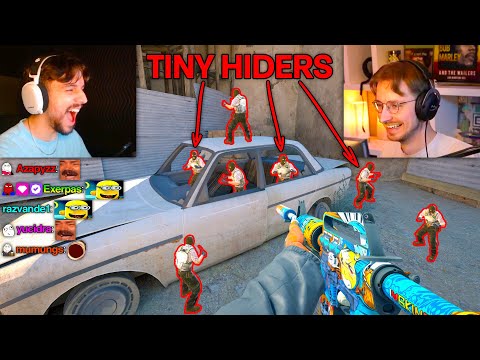 NEOK vs. 60 TINY HIDERS…