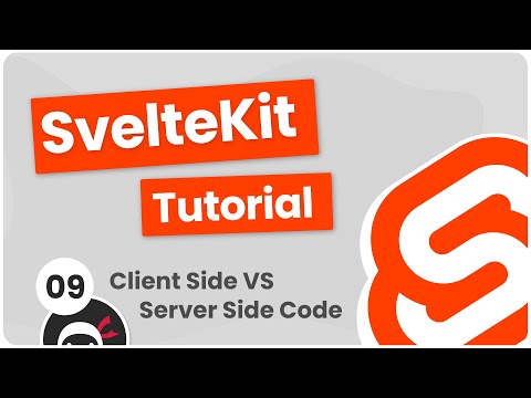 SvelteKit Crash Course Tutorial 9 Client side vs Server side Code
