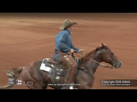 World Championship Run:  CD DEE VEE DEE & CUTTER McLAUGHLIN 2020 AQHyA Working Cow Horse Finals