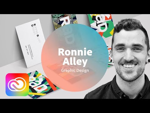 Live Graphic Design with Ronnie Alley - 1 of 3 | Adobe Creative Cloud