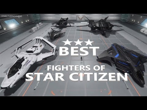 Star Citizen Combat Hangar - comparison on size on combat ships
